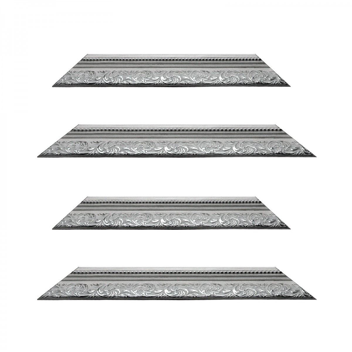 diferentes variantes ARG marco barroco blanco decorada con plata 469 BIA 