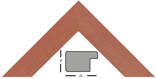 Bilderleiste Holz 2404 orange