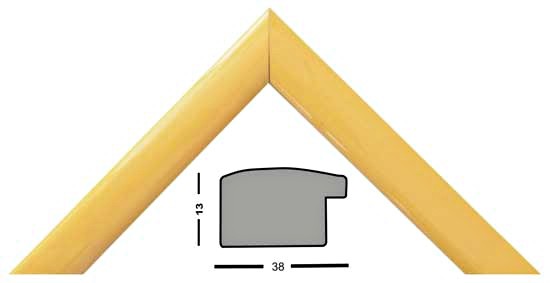 Bilderleiste Holz 271 GIALLO, gelb