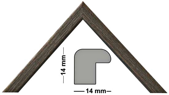 Bilderleiste Holz 2413 NERO