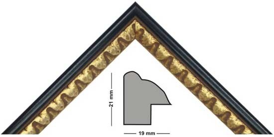 Bilderleiste Holz 298 NERO