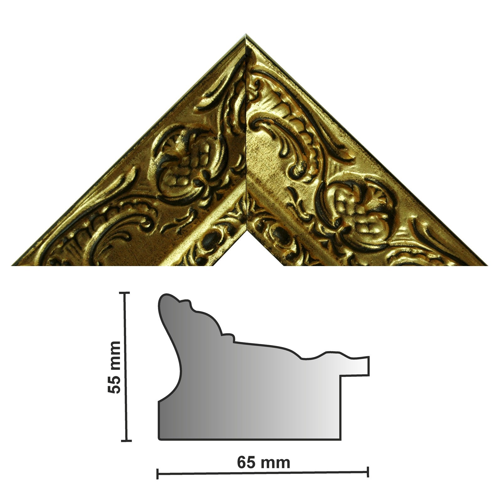 Bilderleiste Barock 976 ORO