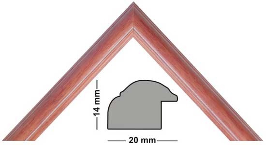 Bilderleiste 350 ROSSO rot