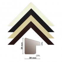 Bilderleiste Serie 268  20 mm in 4 Farben