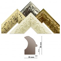 Bilderleiste 267 4 Farben verziert Profil HxB 50x34 mm