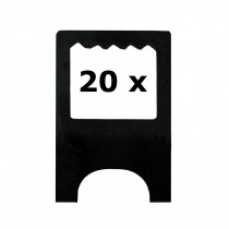 20 x Aufhänger für Leichtschaumplatten