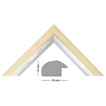 Bilderleiste Holz Genua 250 CREMA