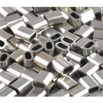 10 Stück Pressösen aus Aluminium