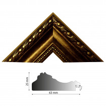 Bilderleiste 842 ORO Gold verziert