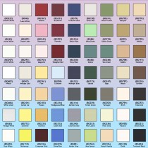 Berkshire matboard 813x1205 mm, diferentes colores