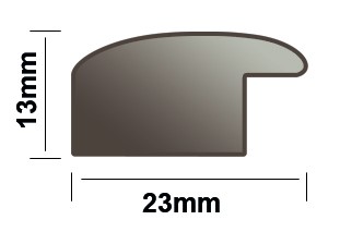 Bilderrahmen holz  25 mm Profilbreite in 8 matten Farben Holzrahmen ATLANTIC