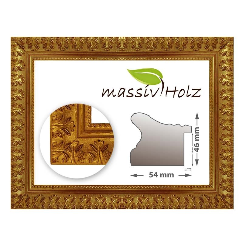 Barockrahmen gold verziert 750 ORO
