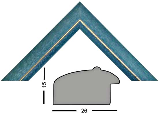 Bilderleiste 371 VERDE grün, gold