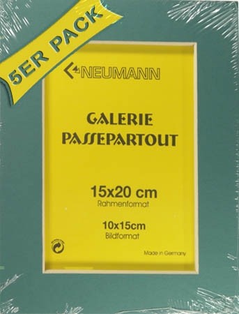 Passepartout 15x20 türkies