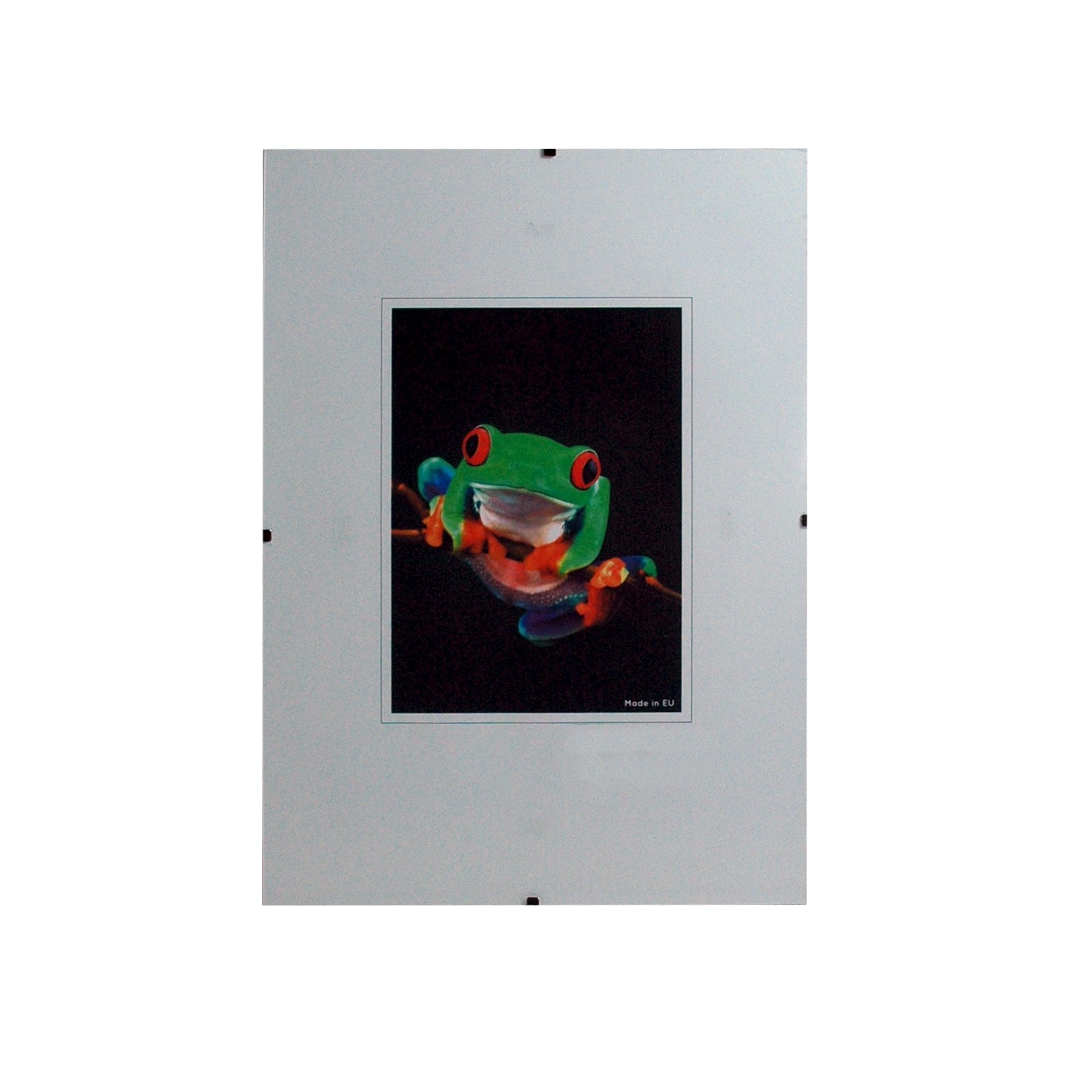 Bilderhalter rahmenlos mit Kunstglas
