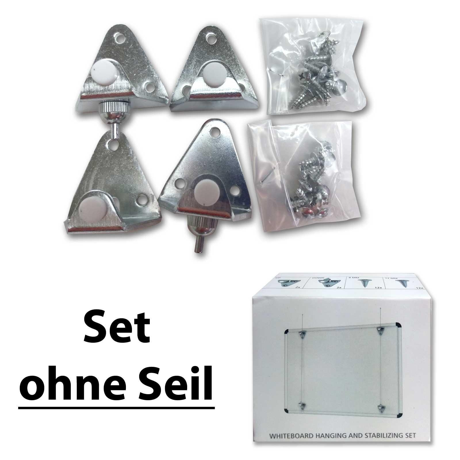 Whiteboard Aufhänger Set/Whiteboard Aufhängung 30 kg