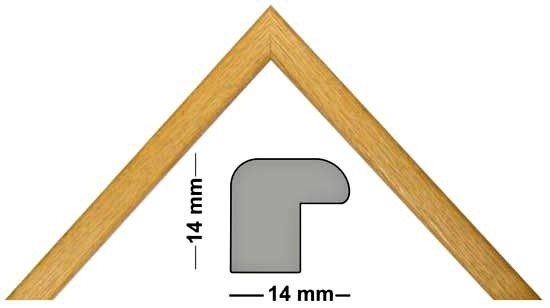 Bilderleiste Holz 2413 GIA, gelb