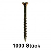 1000 Stück Fakkt-Schraube Screw 3,5x40 mm gelb