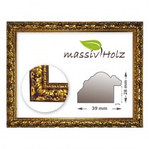 /Barockrahmen gold fein verziert 333 ORO