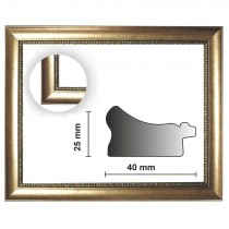 Barockrahmen platin fein verziert 246 PLAT