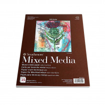 Strathmore 400 Mixed Media Block, 15 Blatt,  23 x 31 cm, 300 g/m², Naturweiß
