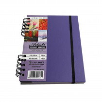 Cachet Artists' Skizzenbuch Spiralgebunden - Mixed Media 30 Blatt - 250g/m² Amethyst A5