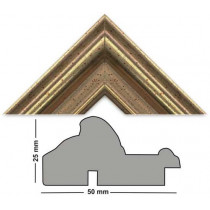 Bilderleiste 575 ORO gold 50mm breit