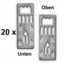 20x Aufhänger für Foamboard u. Leichtschaumplatten