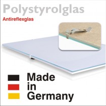 Bilderhalter rahmenlos mit Kunstglas, antireflex K-Clip