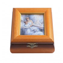 Schmuckkästchen "Mutter mit Kind" , 12,5 x 13,5 cm