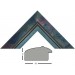 Bilderleiste SDL 343 blau m. Goldstrich
