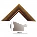 Bilderleiste 824 ORO Gold pat