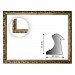 /Barockrahmen platin fein verziert 812 PLA