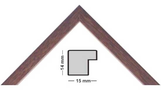 cornici di legno 15 NOCE