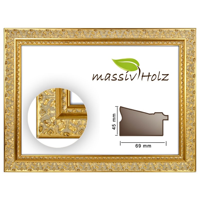 /Barockrahmen 933 ORO Leer Holzrahmen