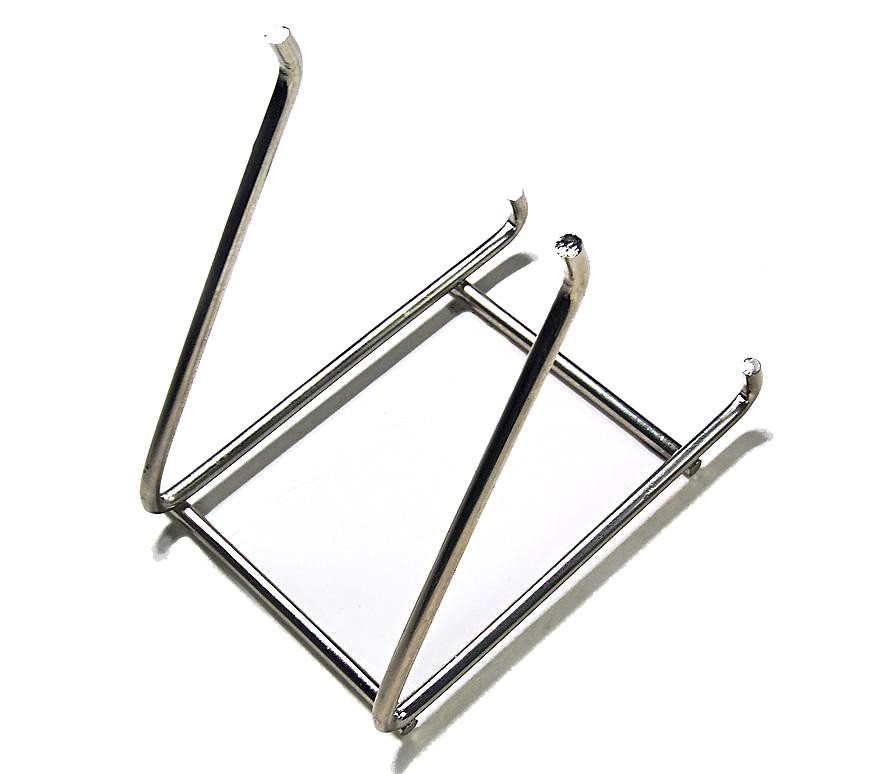 Aufsteller vernickelt für Bilderrahmen bis 24x30 cm