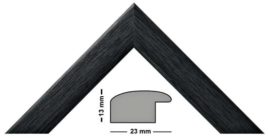 Bilderleiste Atlantik 272 NERO schwarz
