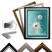 Kunststoffrahmen ART ELEGANZ HxB 15x20 mm 3 Farben