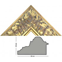 Bilderleiste 961 ORO gold verziert