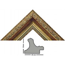 Bilderleiste 986 ORO gold verziert