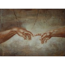 Ölgemälde auf Keilrahmen 50x70 cm Hände, echt handgemalt