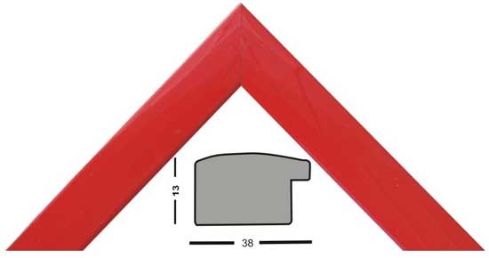 Picture strip the Atlantic 271 ROSSO, red
