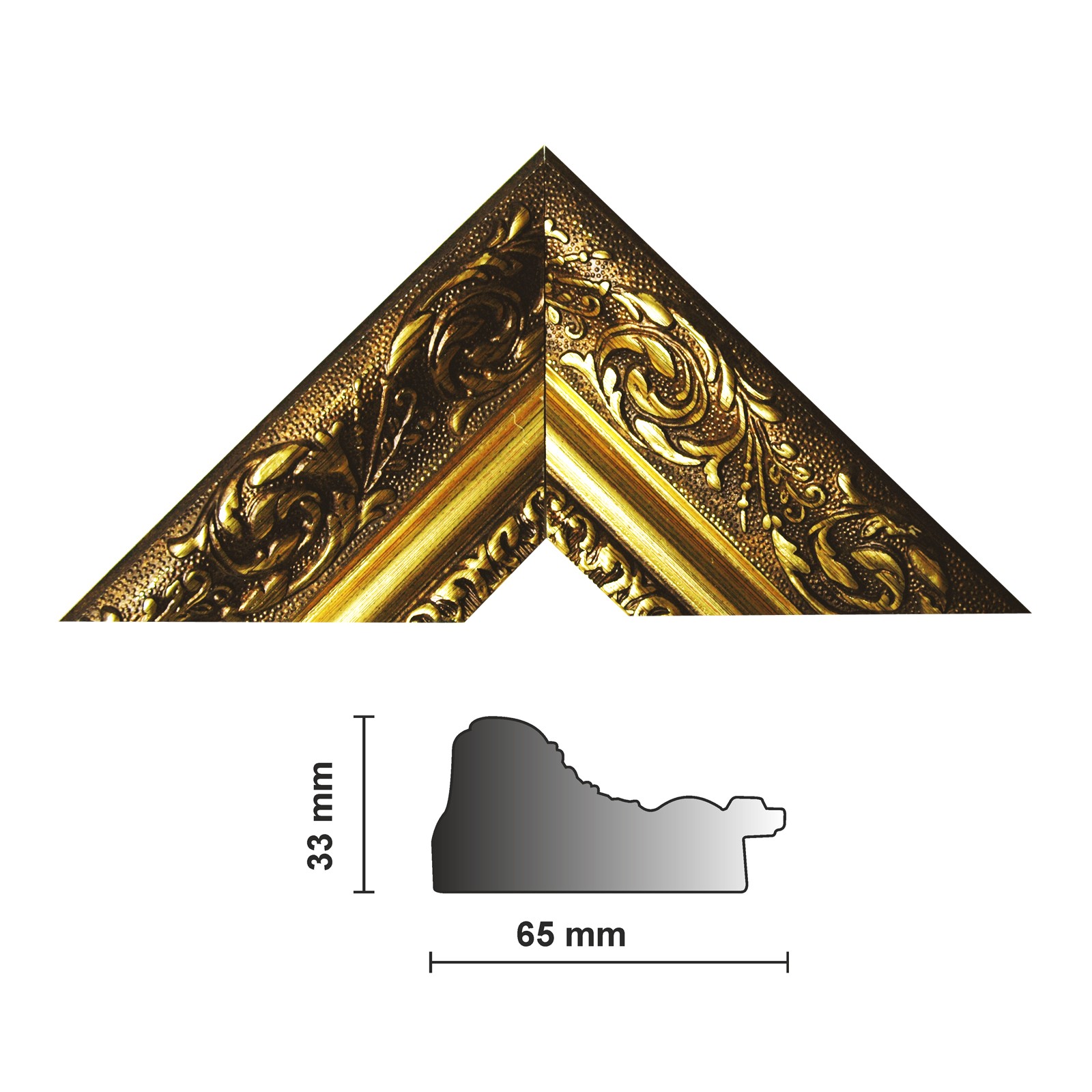 moulding 840 ORO, gold