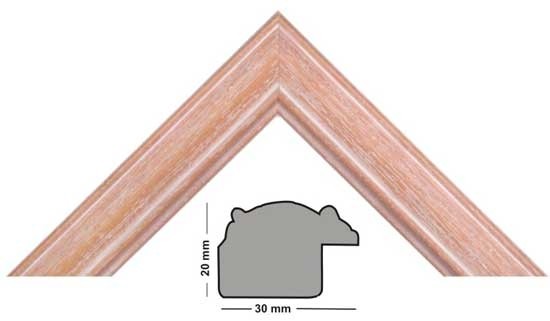 Bilderleiste Holz 161 ROSA