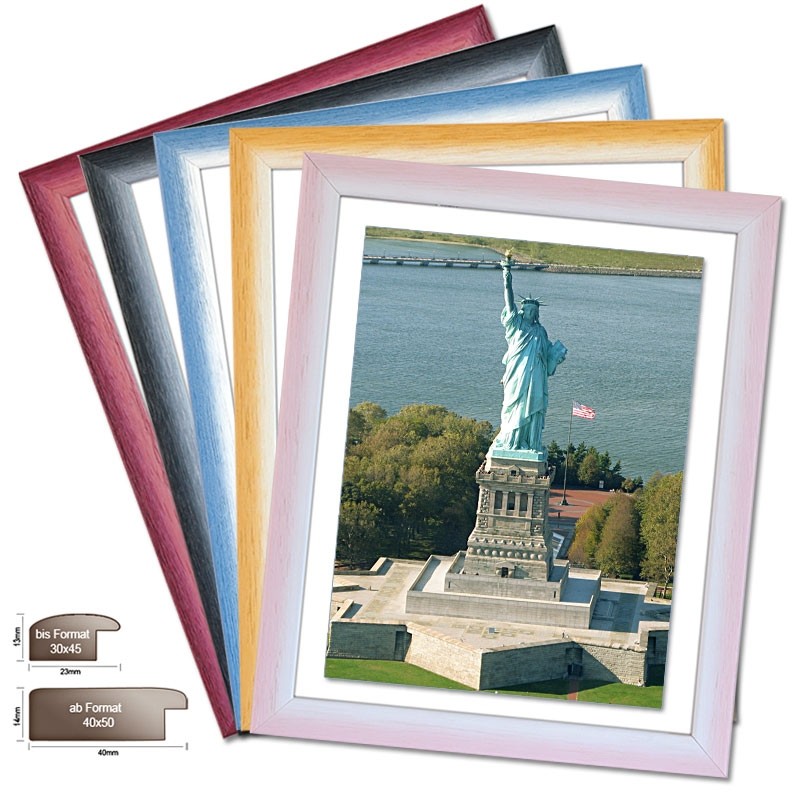 /Wechselrahmen NEW YORK mit Farbverlauf