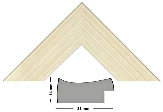 Bilderleiste Holz Tunis 320 CREME 