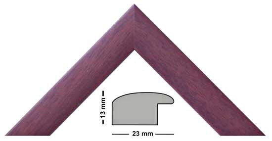 Bilderleiste Atlantik Holz 272 MOG dunkelrot