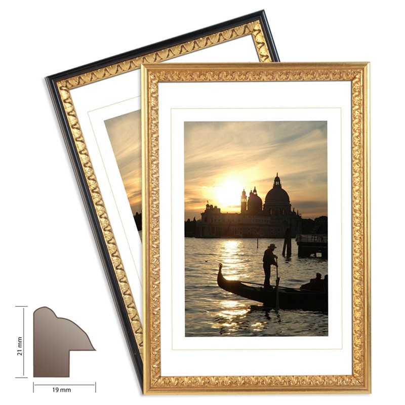 Wooden frame PALERMO, in 2 colors