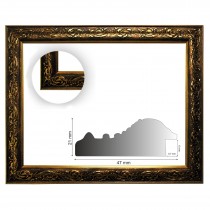 Barockrahmen gold verziert 820 ORO