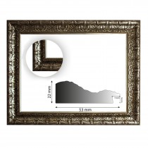 Barockrahmen silber verziert 843 ARG 